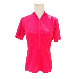Craft Hot Pink Performance Top Womens Large Reflective Cycling Running